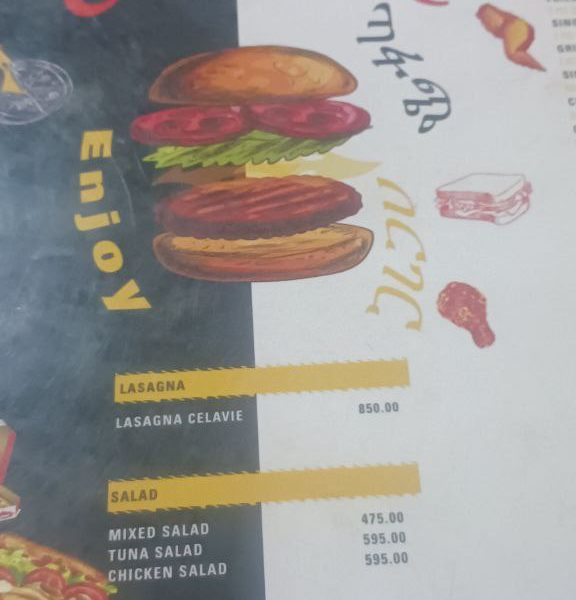 Celavie Chicken and Burger | Bole Brass |